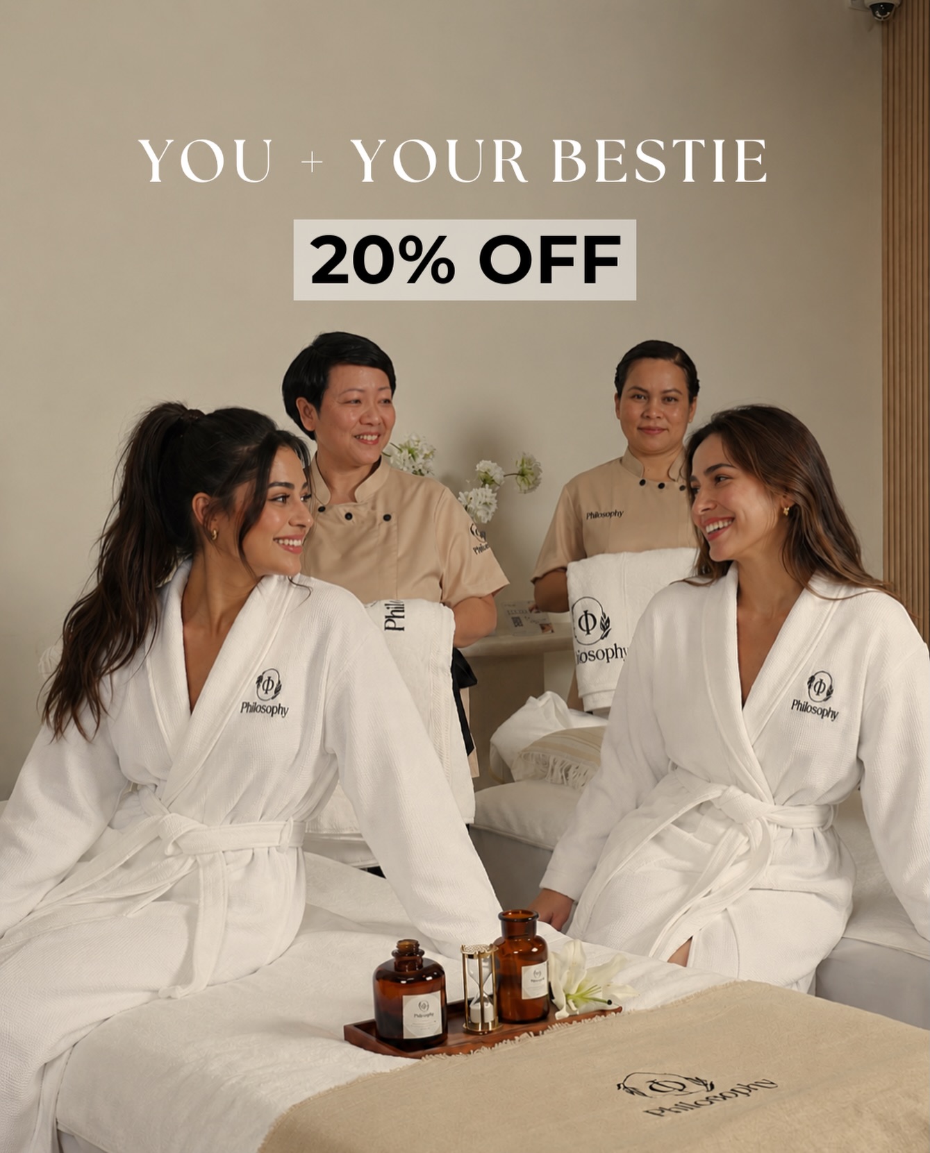 Shared spa afternoon